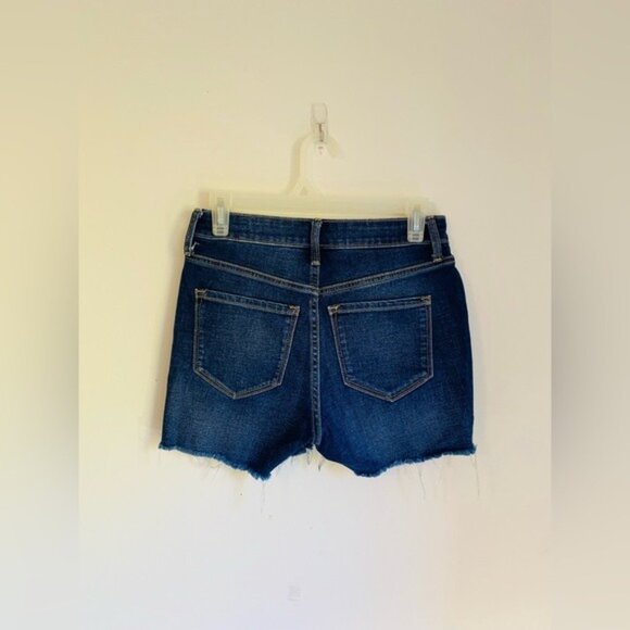 Old Navy High-Rise Distressed Denim Shorts With Secret Slim Pockets Size 2 - Picture 2 of 8